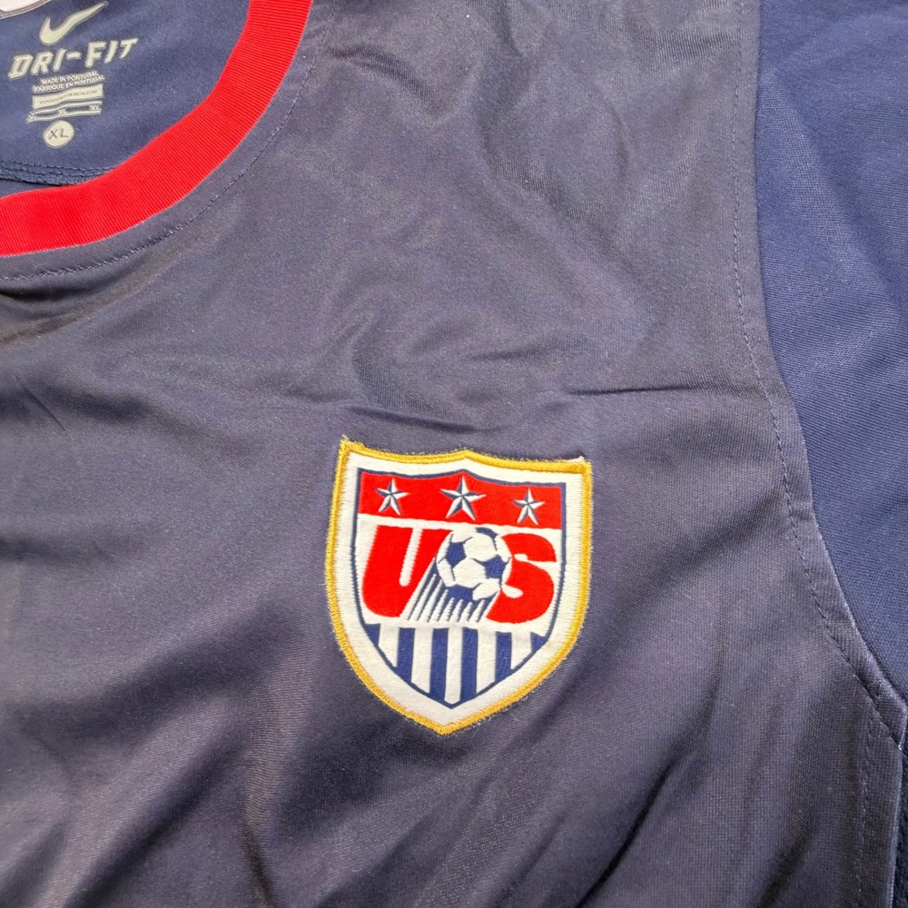 Nike USA Soccer Jersey 2010 World Cup South Africa Authentic Sash Navy Mens XL - Picture 3 of 12